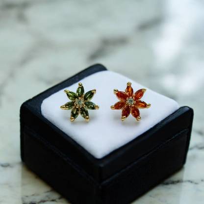 HA FASHION Zircon Gold-plated Plated Alloy Nose Stud