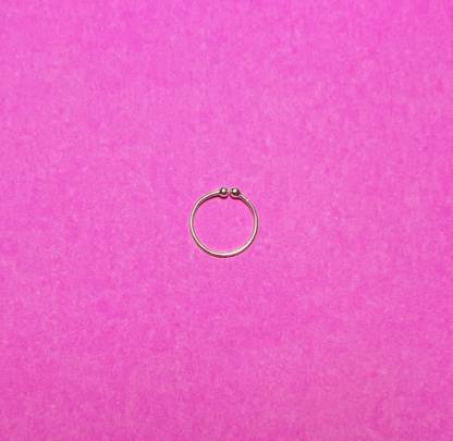 arte jewels Sterling Silver Plated Sterling Silver Nose Ring