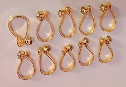 Sadid Gold-plated Plated Alloy, Brass Nose Ring