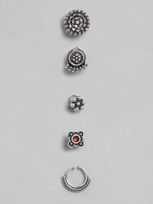 FIROZA Alloy Nose Stud Set