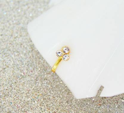 TulipMash Gold-plated Plated Alloy Nose Stud