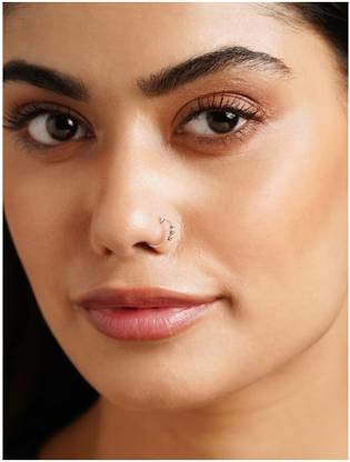 arte jewels Sterling Silver Plated Sterling Silver Nose Ring