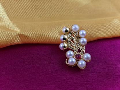 GEMRON JEWEL Diamond Gold-plated Plated Alloy Nose Stud