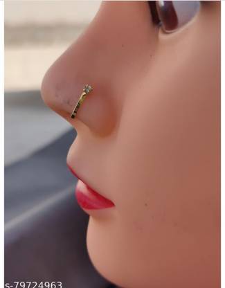 RENU CREATION Gold-plated Plated Metal, Alloy, Brass, Tungsten Nose Stud