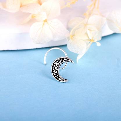 GIVA Rhodium Plated Sterling Silver Nose Ring