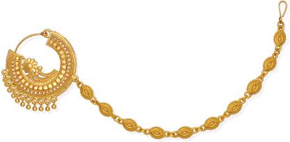 Headshot Gold-plated Plated Alloy Nathiya
