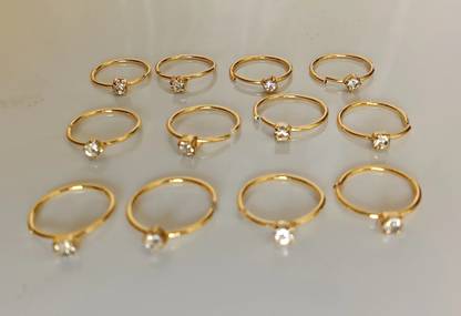 Sadid Gold-plated Plated Brass Nose Ring