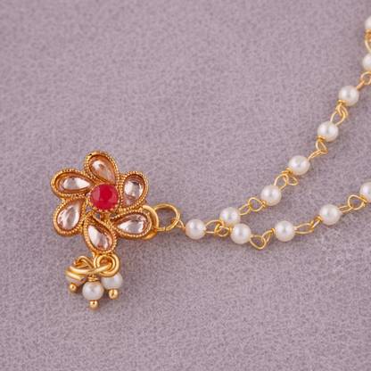 GC PREMIUM JEWELLERY Gold-plated Plated Brass Nathiya