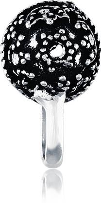 MEENAZ Silver Plated Copper, Sterling Silver, Brass Nose Ring