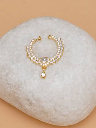 MALIFIONNA Gold-plated Plated Alloy Nose Ring