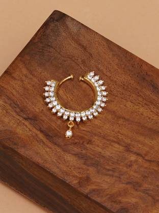 MALIFIONNA Gold-plated Plated Alloy Nose Ring