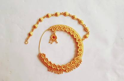 nature2kart Gold-plated Plated Acrylic Nose Ring Set