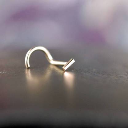 MMJEWLLERY Silver Plated Sterling Silver Nose Ring
