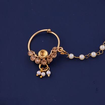 GC PREMIUM JEWELLERY Gold-plated Plated Brass Nathiya