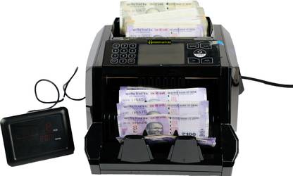 HINDVANTURE Best Mix Money Counting Machine with Counterfeit Bill Detection Note Counting Machine