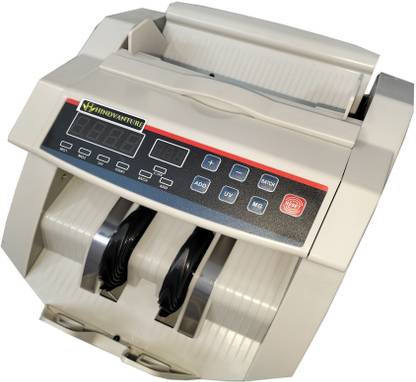 HINDVANTURE Cash Counting Machine With Fake Note Detector Note Counting Machine