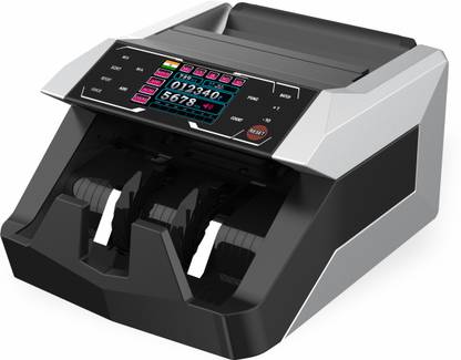 VMS Essentials Mixed Currency, Money, Value Counting Machine with UV, MG, MT, IR, 3D, DD Counterfeit Note Detection, New Bank Note Counting Machine with External TFT Display (VCM03) Note Counting Machine