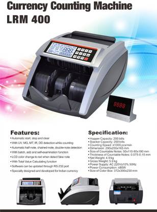 GSW LRM 400 Note Counting Machine