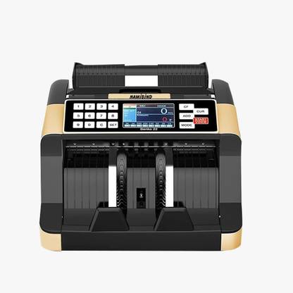 NAMIBIND Banko 22 Premium Quality Mix Note Value & Fake Note Detection with Tripe Display Note Counting Machine