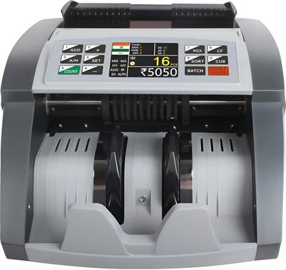 Drop2Kart Cash Counter with Dual LCD Display,Double Motor For Fast Counting Note Counting Machine