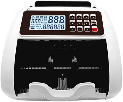 Drop2Kart Note Counting Machine With Fake Note Detector, Heavy Duty Machine with LCD Display Note Counting Machine