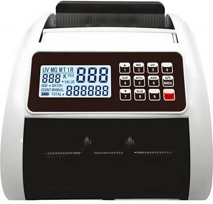 Drop2Kart Dual Motor + LED Cash Counter, UV/MG/DD/IR Japanese FakeNote Sensors with Additional External Display Note Counting Machine