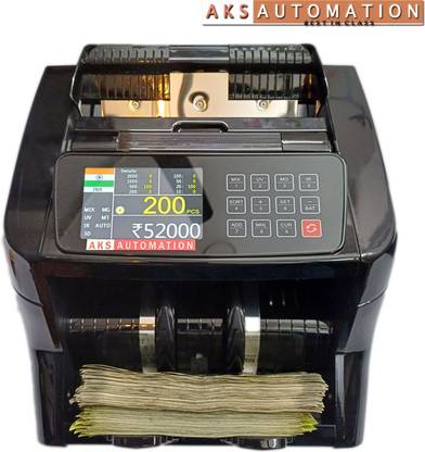 AKS AUTOMATION TOUCH MASTER Mix Value Counter with Counterfeit Detection Note Counting Machine