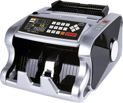 GOBBLER GB 8888-E Mix Note Value Counting Machine with Fake Note Detection Fully Automatic Note Counting Machine