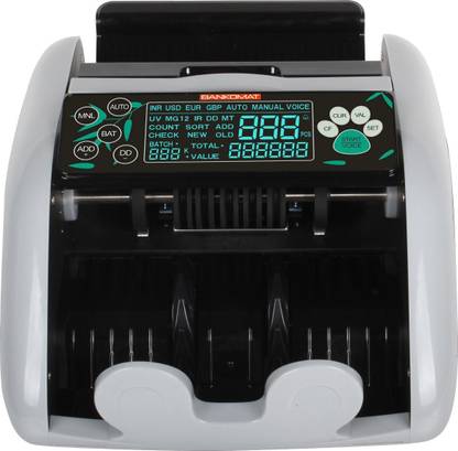 BANKOMAT Note/Money Counting Machine with Fake Note Detection and Updated Display& Fast Note Counting Machine