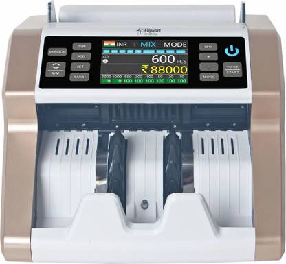 Flipkart SmartBuy Professional Heavy Duty 2x Speed Mix Value Counting with Fake Note Detector & Note Counting Machine