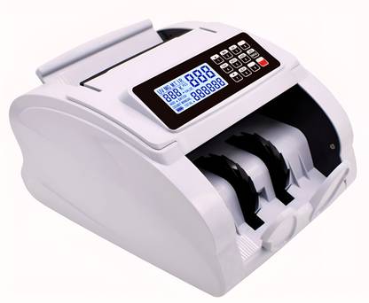 Drop2Kart Automatic Cash Counter - Counts All Indian Currency, UV/MG/MT/IR Sensors, HeavyDuty Motor, FakeNote Alarm, Multiple Operation Modes Note Counting Machine