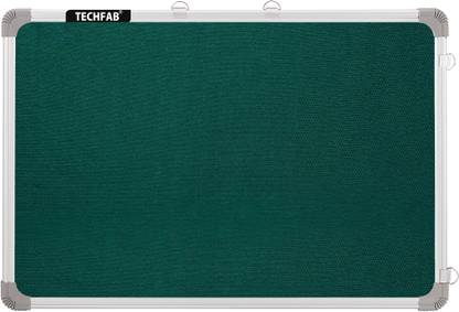Techfab 1.5x2 Ft. Pin Up/Display High Resilience Foam Fabric with (20 Push Pins) Notice Board