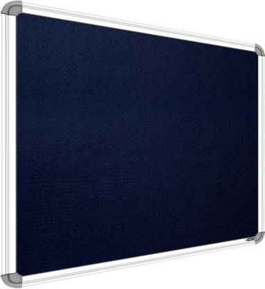 ShelfKing 2x2 Ft's Premium Material Blue Notice Board/ Pin-up Board For Coaching Class Notice Board