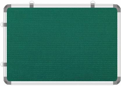 CraftXpress Premium 4x4 Feet Green Noticeboard/Pin-up Display Board For Office/Home Use Notice Board