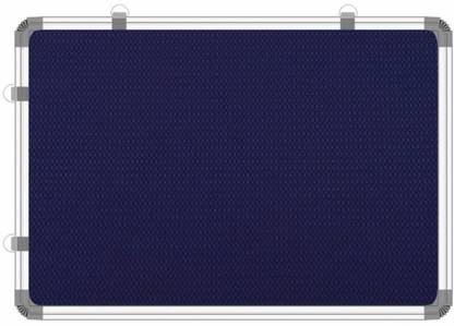 CraftXpress Premium 4x6 Feet Blue Noticeboard/Pin-up Display Board For Office/Home Use Notice Board