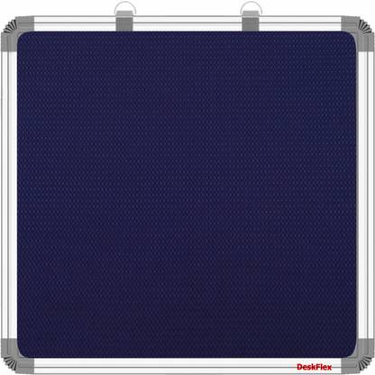 DeskFlex 1.5x1.5 FT Premium Material Blue Notice Board/ Pin-up/Soft Board For Coaching Notice Board