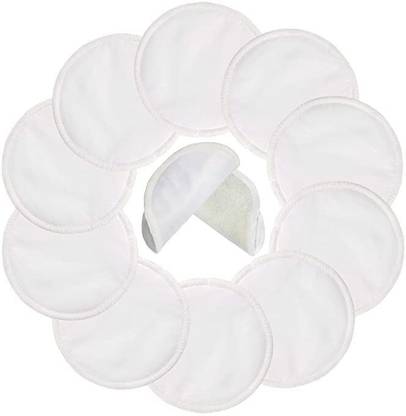 Senkiddpro Nursing Cotton Milk Pads Reusable Washable Absorbent Comfort Fit Leak Proof12pc Nursing Breast Pad