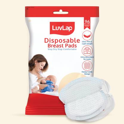 LuvLap Ultra Thin Honeycomb Disposable, High Absorbent, Nursing Breast Pad
