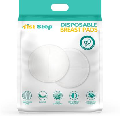 1st Step Ultra Thin HoneyComb Lining, Super Absorbent Disposable Nursing Breast Pad
