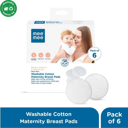 MeeMee Washable Cotton Maternity Nursing Breast Pad