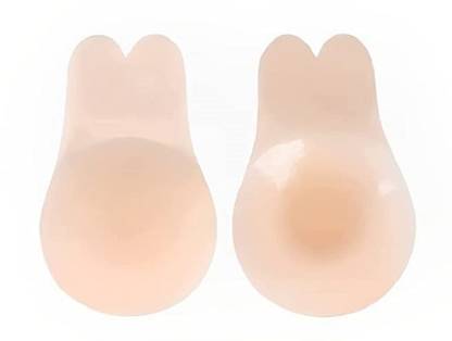 KRISHVIA Reusable Nipple Pads, Nipple Cover Bra Pads, Bra Boob Tape, Free-Size Nursing Breast Pad