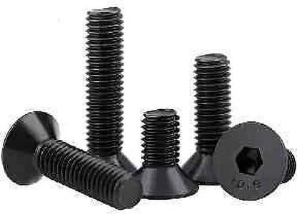 Rely Bolt M6x20 mm Allen CSK Head Screw High Tensile 10.9 Grad (Pcs-50) | Alloy Steel Socket Countersunk Head Allen Screw with 4 mm Allen Key 2 pc Free