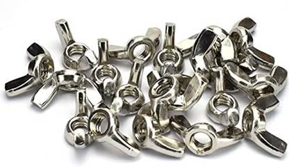 Mec Nut Wing Nuts Hand Twist Tighten Threaded Thumb Butterfly Claw Nuts 1/4"-20