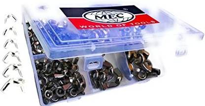 Mec Nut 100Pcs Butterfly Wing Nut (M6 M8 M10 M12) Fasteners Metal FlyNut Assortment Kit