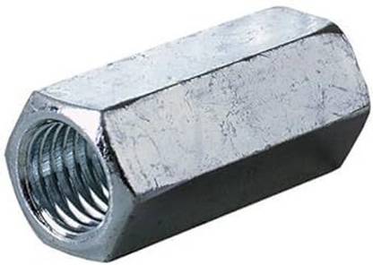 Implemental Bolt Coupling Nut(Pack of 10) (12 MM)