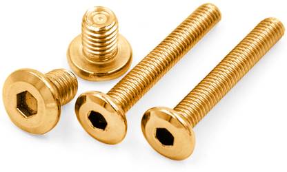 VP INDUSTRIES Bolt M6x80 mm JCB Allen Head Furniture Screw High Tensile 10.9 Grad (Pcs-25) |Flat Head Furniture Bolt for Crib Bunk Bed Furniture Cot, Barrel Bolt with Allen key 1 pc