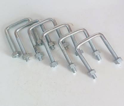 Hardware Bolt MS Square U-Bolt 1.5 inch (6 Pcs)