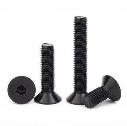 rt sense Bolt M3 x 6mm Countersunk Socket Head Cap Screw (CSK), Machine Thread - Qty 100Pcs