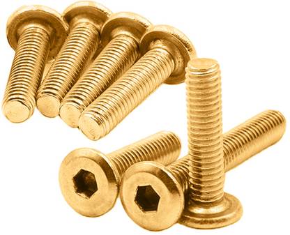 VP INDUSTRIES Bolt M6x70 mm JCB Allen Head Furniture Screw High Tensile 10.9 Grad (Pcs-25) |Flat Head Furniture Bolt for Crib Bunk Bed Furniture Cot, Barrel Bolt with Allen key 1 pc