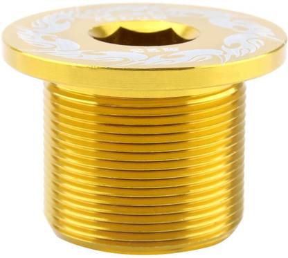 Lyla Nut & Bolt Set Folding Bike Bicycle Stem Head Tube Fixed Screw M23 Cycling Fork Riser Gold